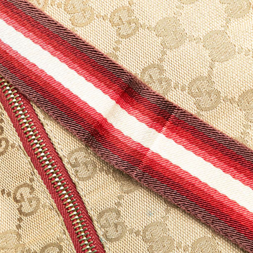 Gucci GG Canvas Web Double Pocket Belt Bag - Image 12