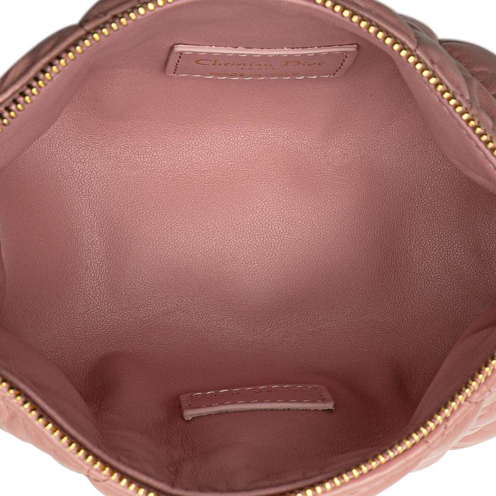 Dior Small Calfskin Macrocannage Diortravel Nomad Pouch - 4