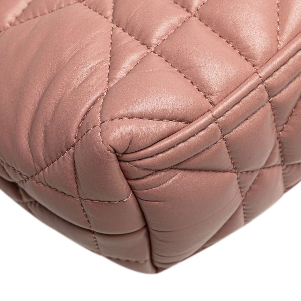 Dior Small Calfskin Macrocannage Diortravel Nomad Pouch - Detail 2