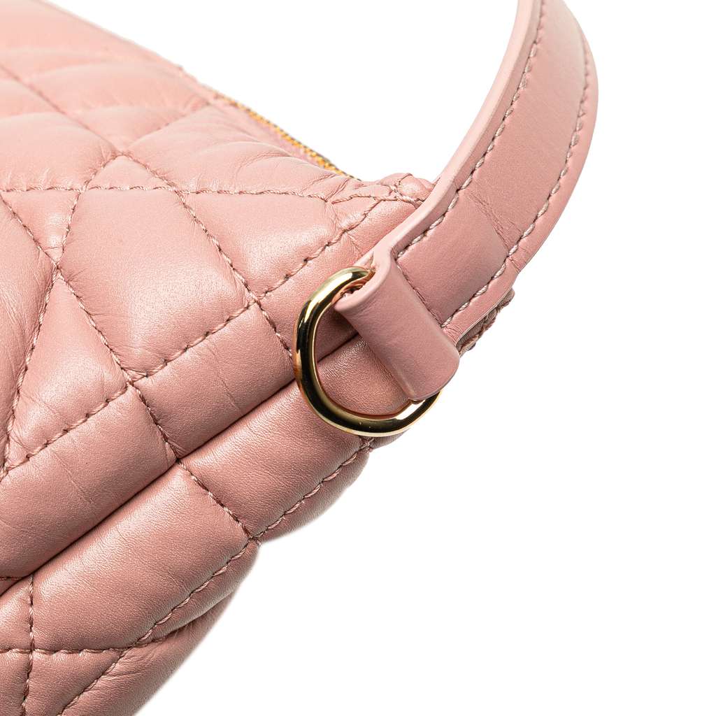 Dior Small Calfskin Macrocannage Diortravel Nomad Pouch - Image 11