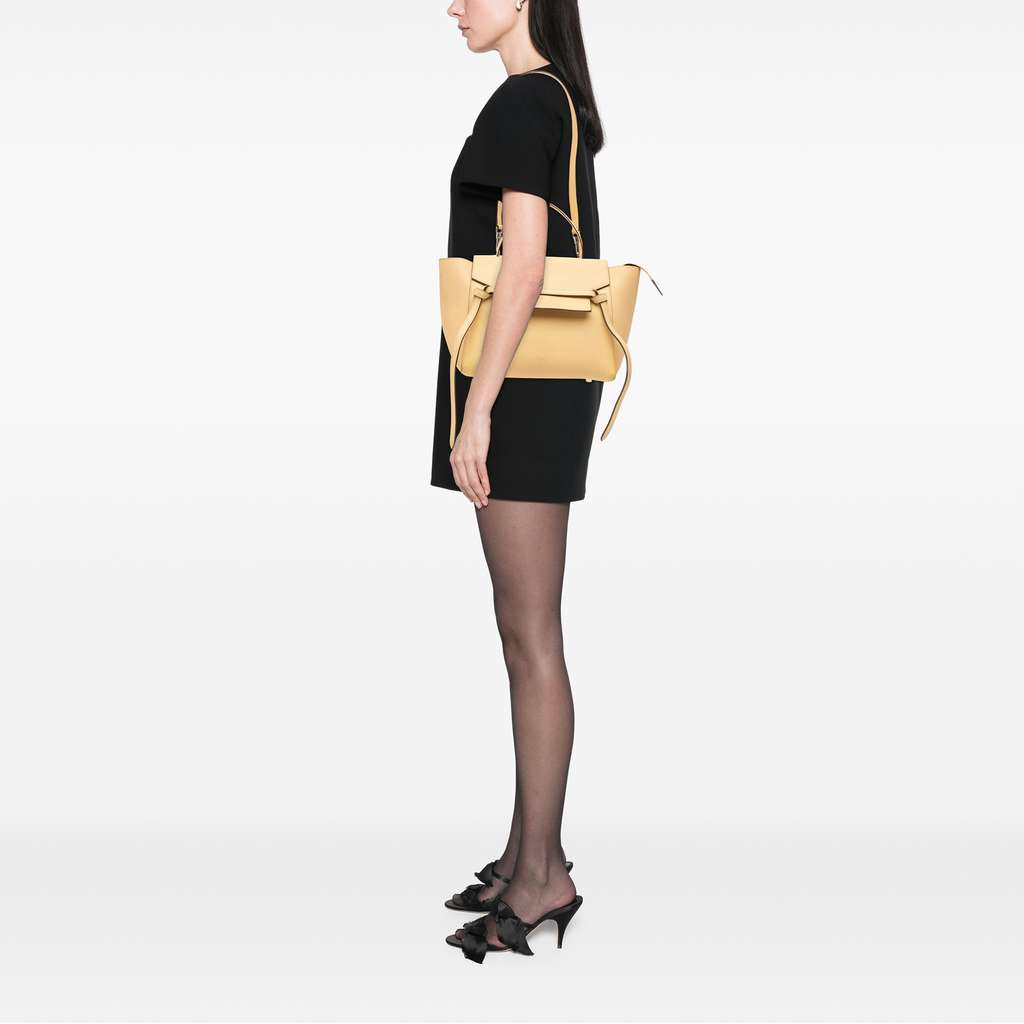 Celine Mini Leather Belt Bag Satchel - Image 15