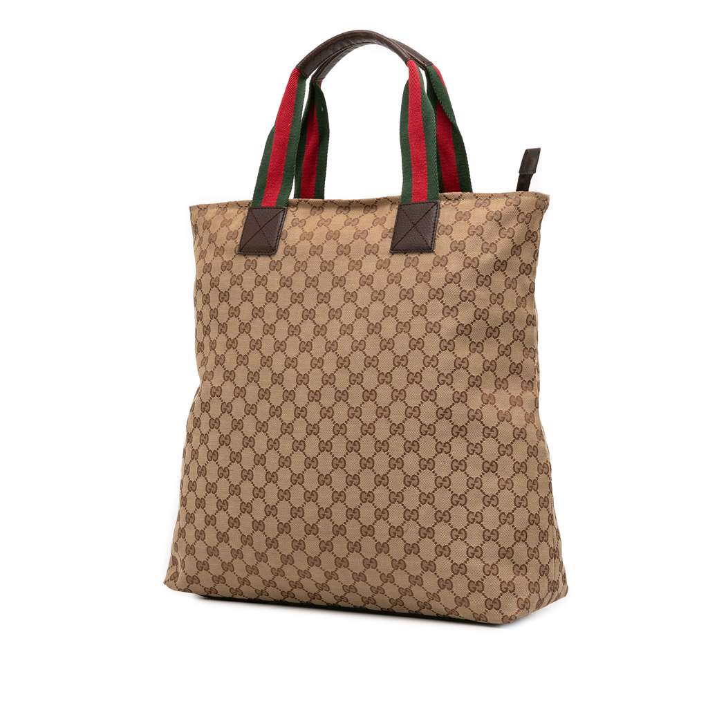 Gucci GG Canvas Web Tote - 2