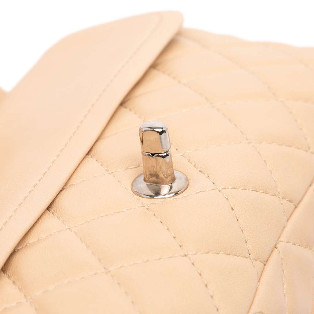 Chanel Medium Classic Lambskin Double Flap - Image 11