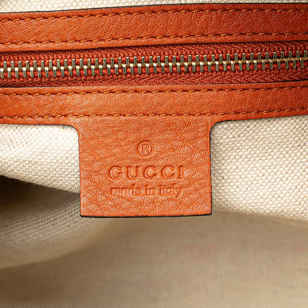 Gucci Small Leather Web Joy Boston Bag - 5