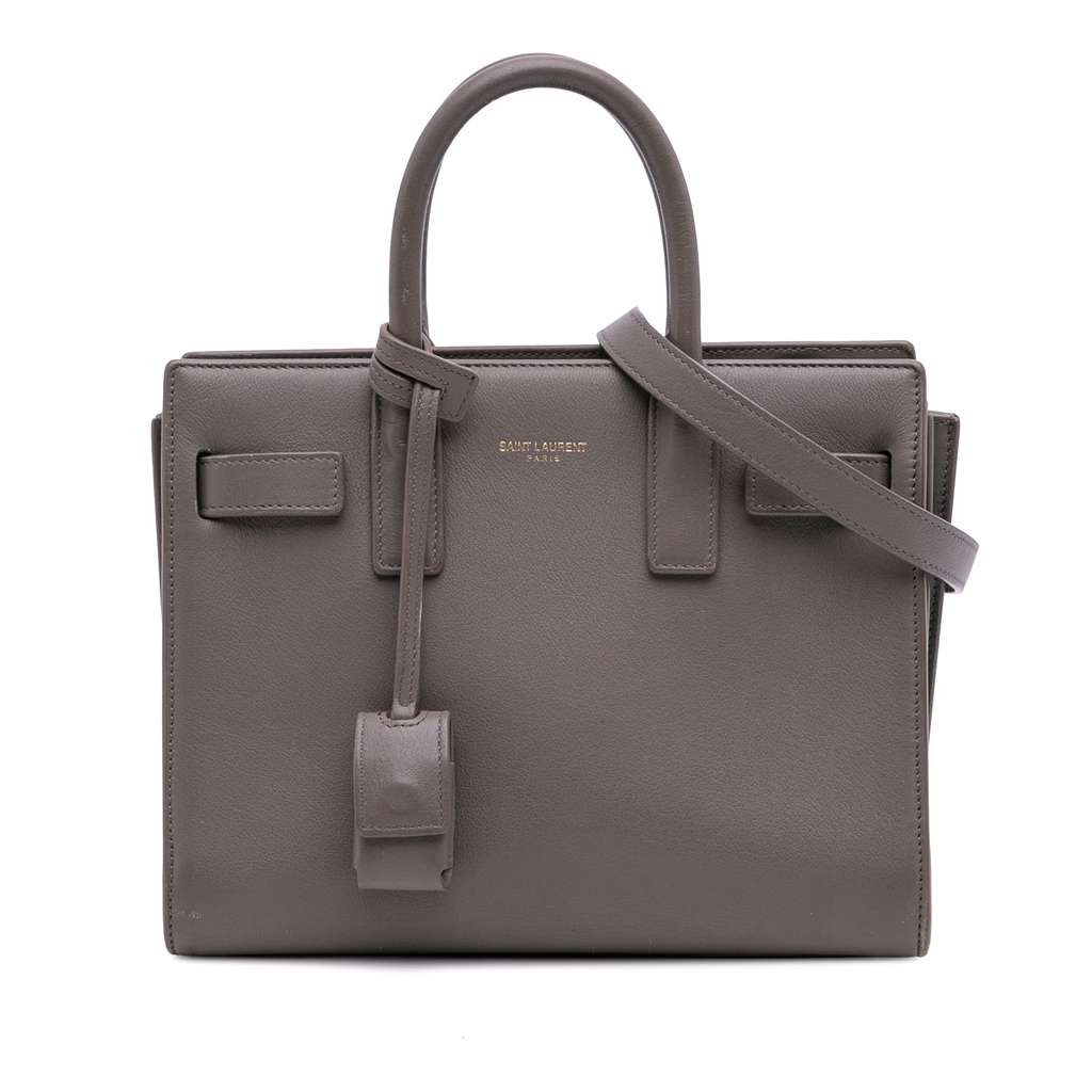 Saint Laurent Nano Leather Sac De Jour