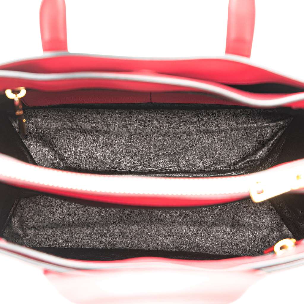 Prada Saffiano Soft Triple Pocket Tote - 4