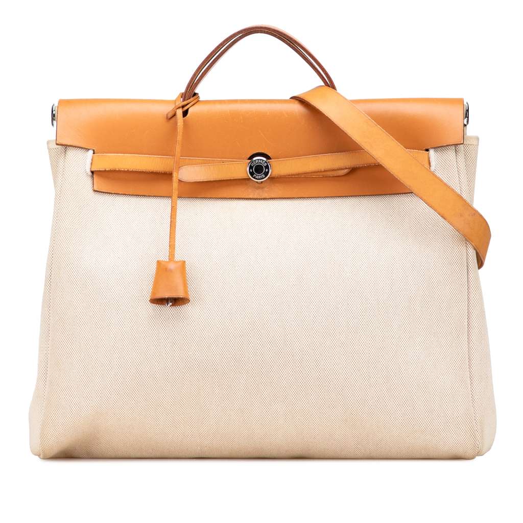 Hermès Toile Herbag Zip 39
