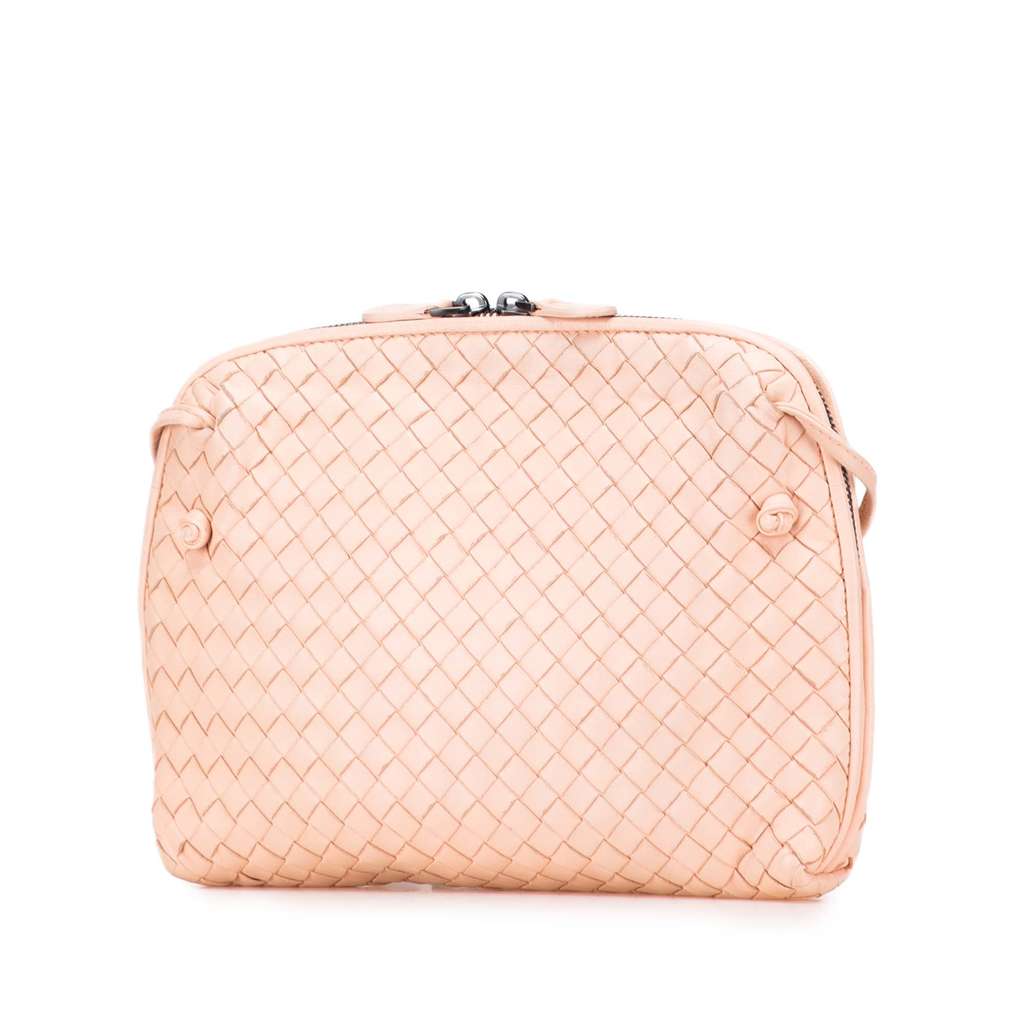 Bottega Veneta Nappa Intrecciato Nodini Crossbody - Back view