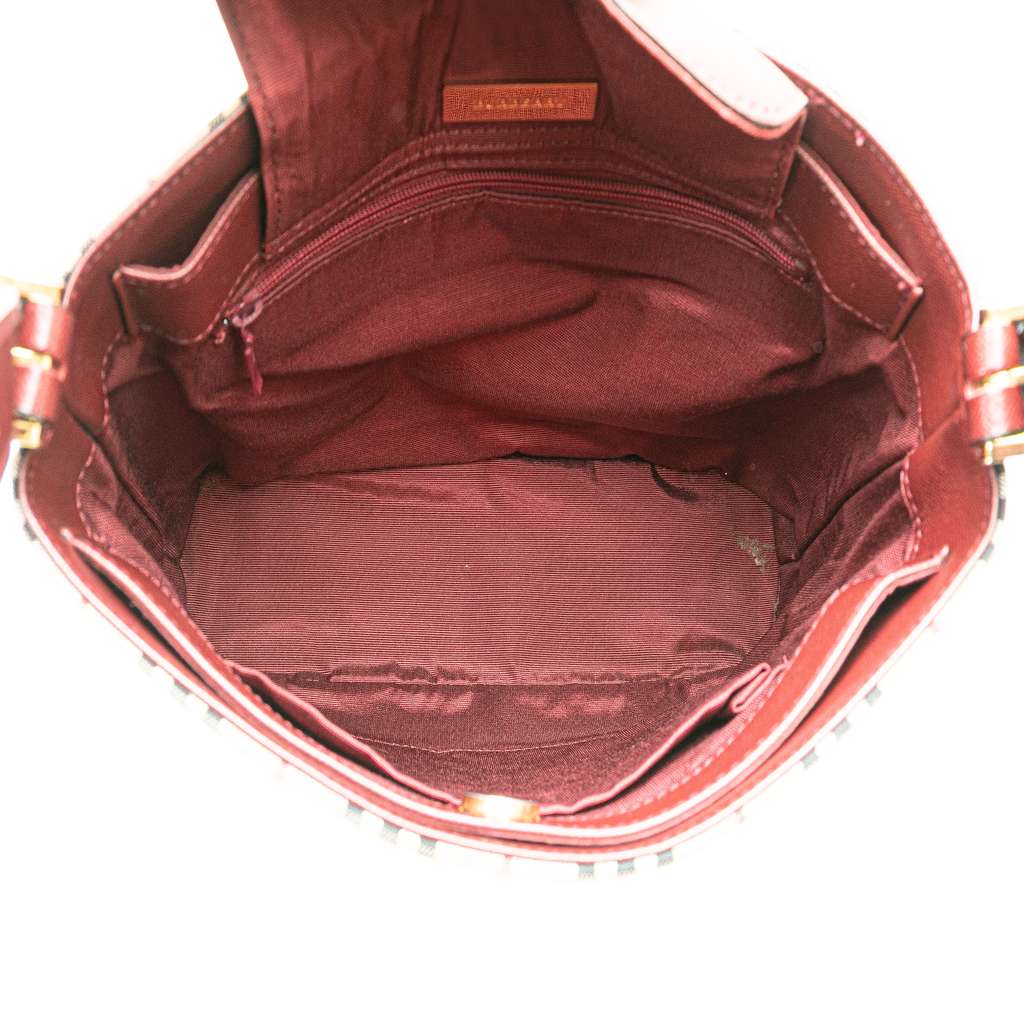 Burberry House Check Canvas Shoulder Bag - 4