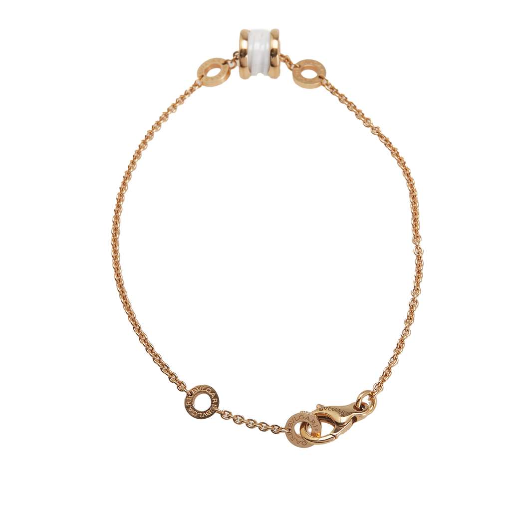 Bvlgari 18k Yellow Gold and Ceramic B.Zero1 Bracelet - 3