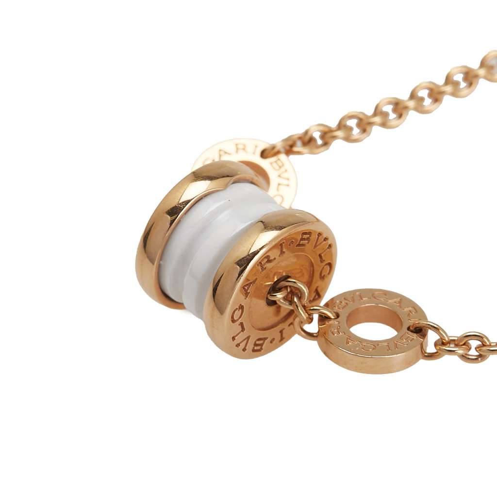 Bvlgari 18k Yellow Gold and Ceramic B.Zero1 Bracelet - 4