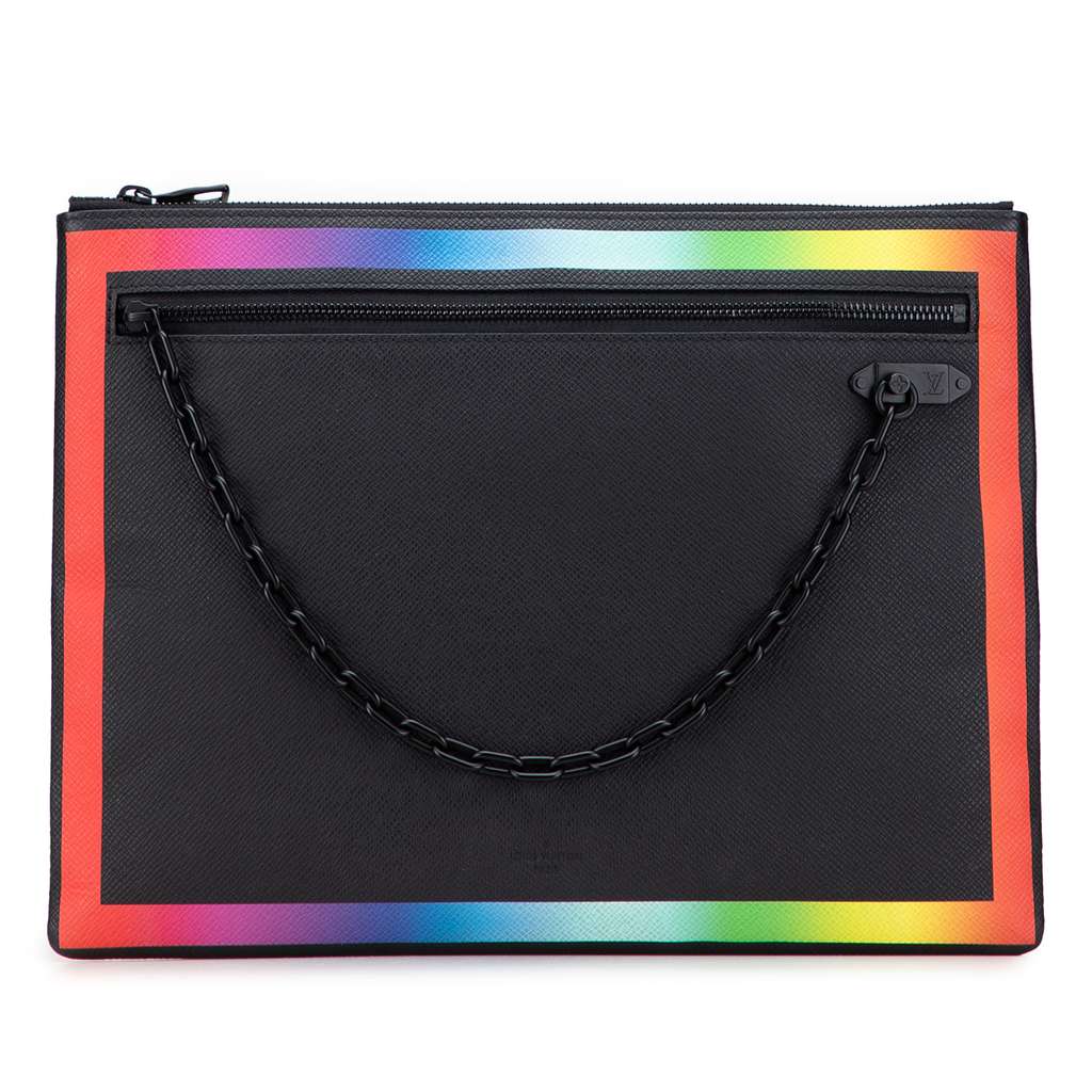 Louis Vuitton Taiga Rainbow Pochette A4