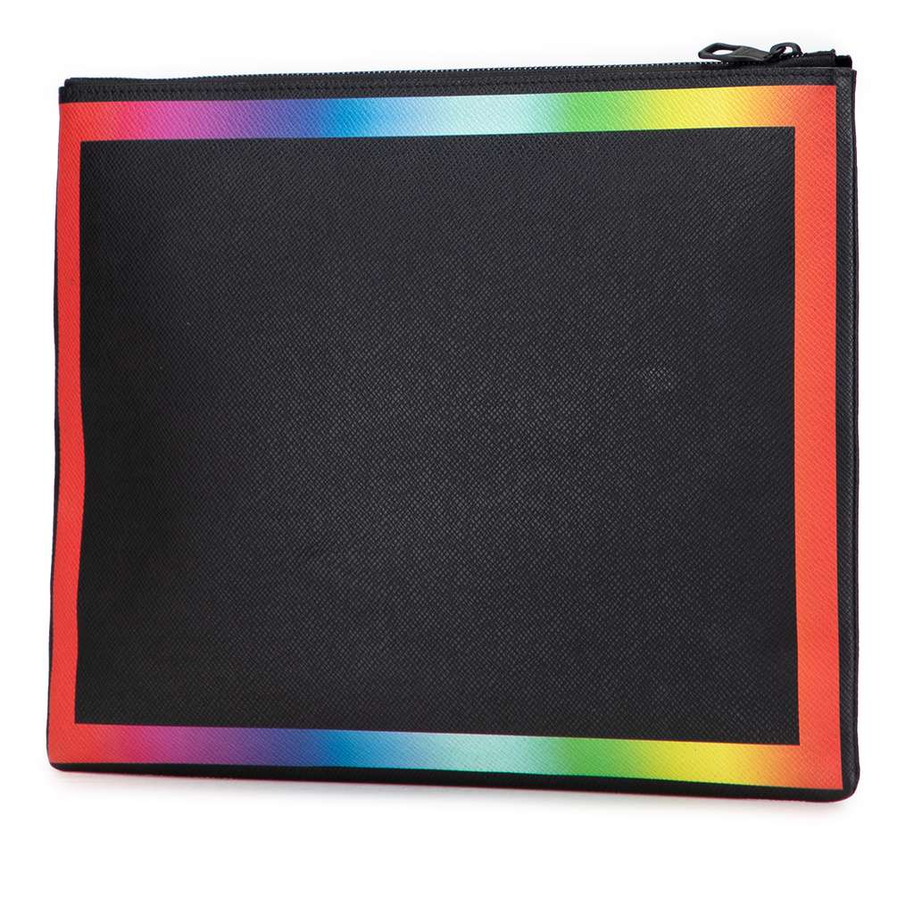 Louis Vuitton Taiga Rainbow Pochette A4 - Back view