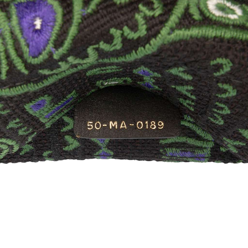 Dior Large Canvas Embroidered Elephant Book Tote - Detail 1