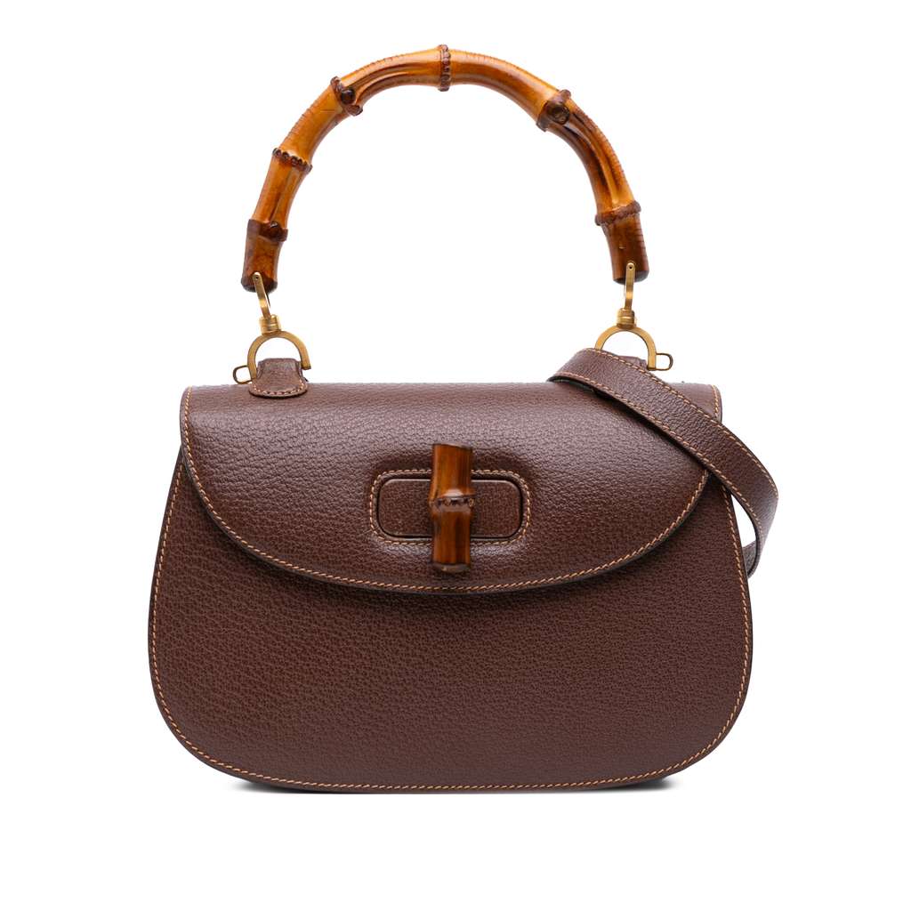 Gucci Grained Calfskin Bamboo Night