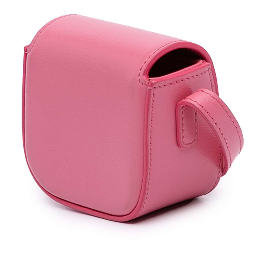 Celine Mini Shiny Calfskin Triomphe Crossbody - Back view