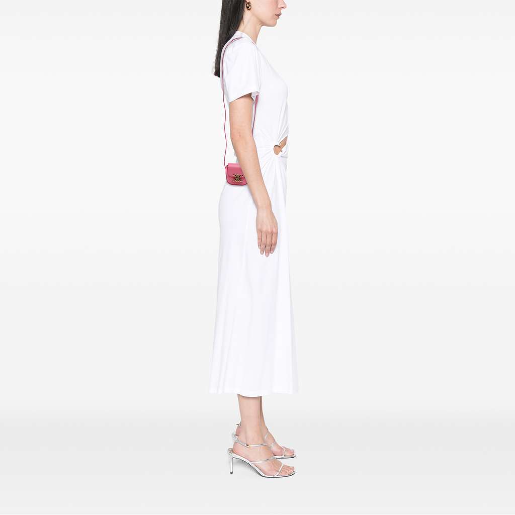 Celine Mini Shiny Calfskin Triomphe Crossbody - Image 12