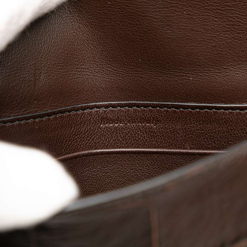 Celine Mini Embossed Calfskin Symmetrical Crossbody - Side view