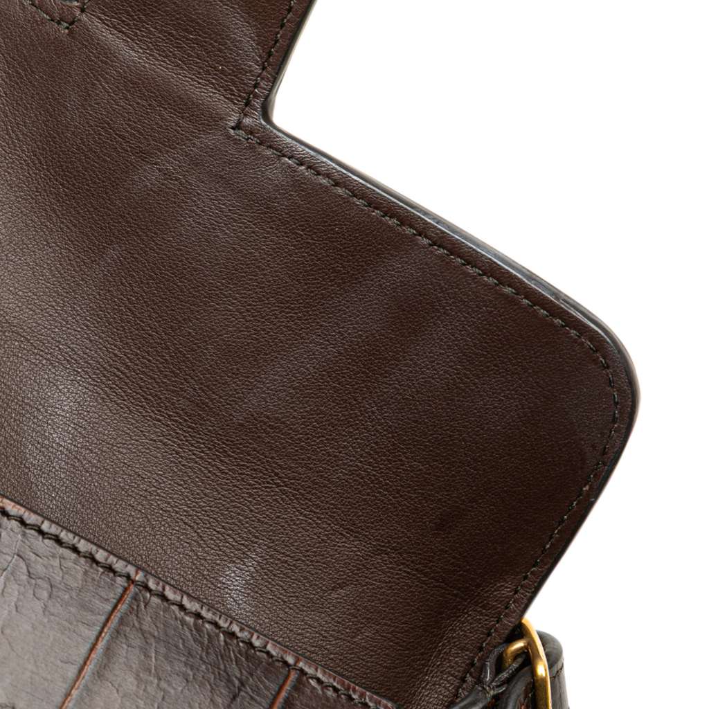 Celine Mini Embossed Calfskin Symmetrical Crossbody - Detail 2