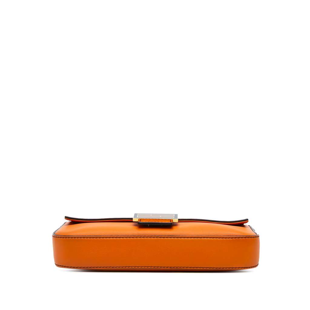 Fendi Leather Baguette Satchel - 3