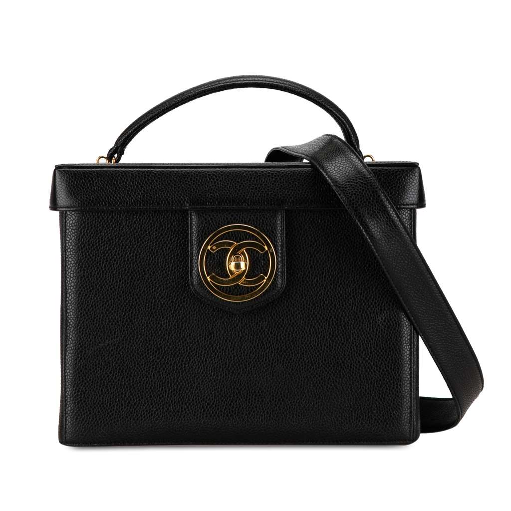 Chanel CC Caviar Vanity Case