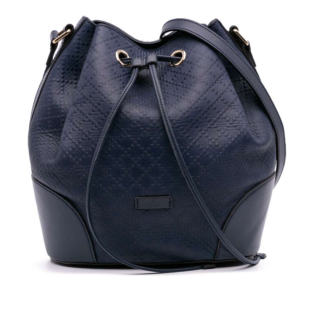 Gucci Medium Calfskin Bright Diamante Bucket