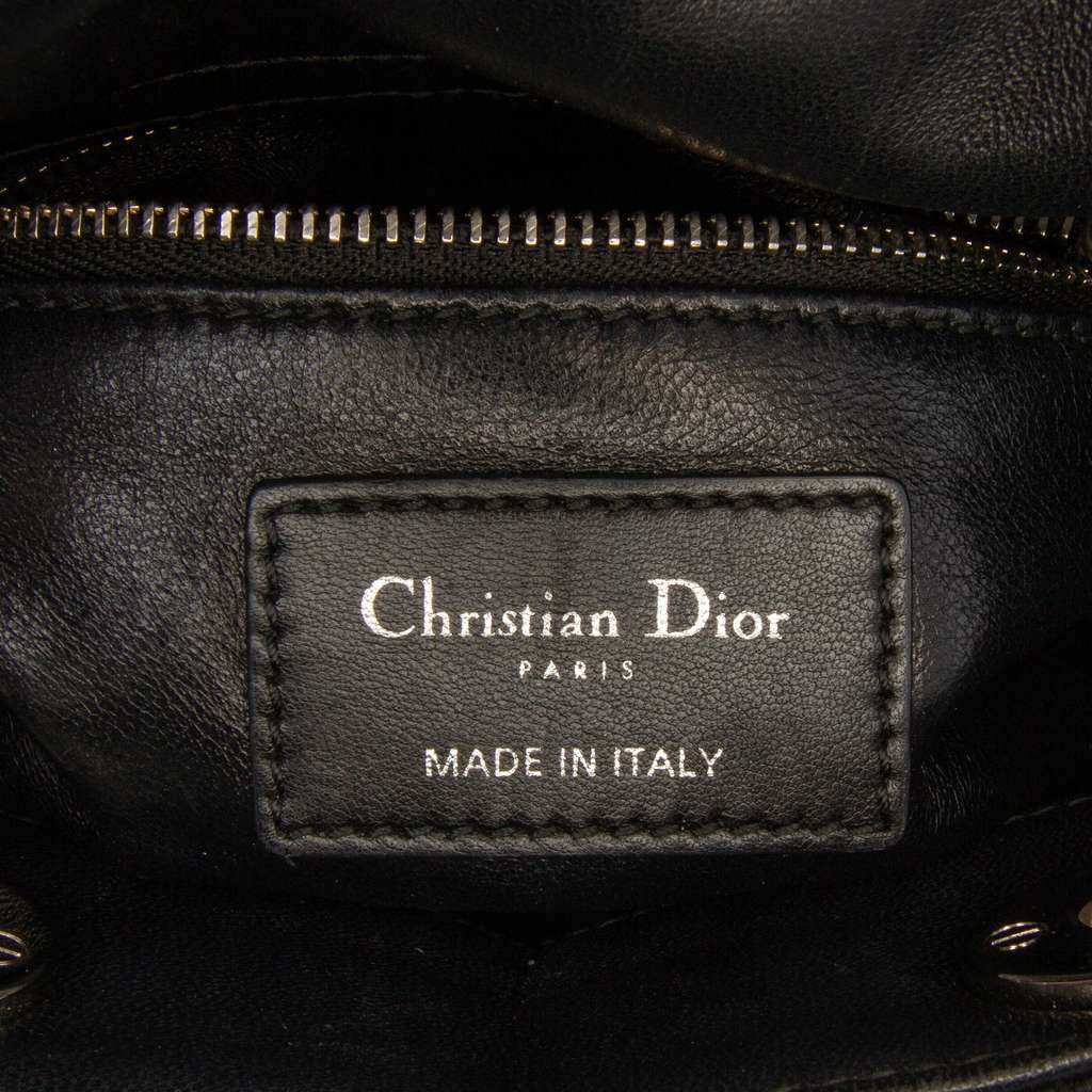 Dior Mini Patent Sequined Lady Dior - Side view