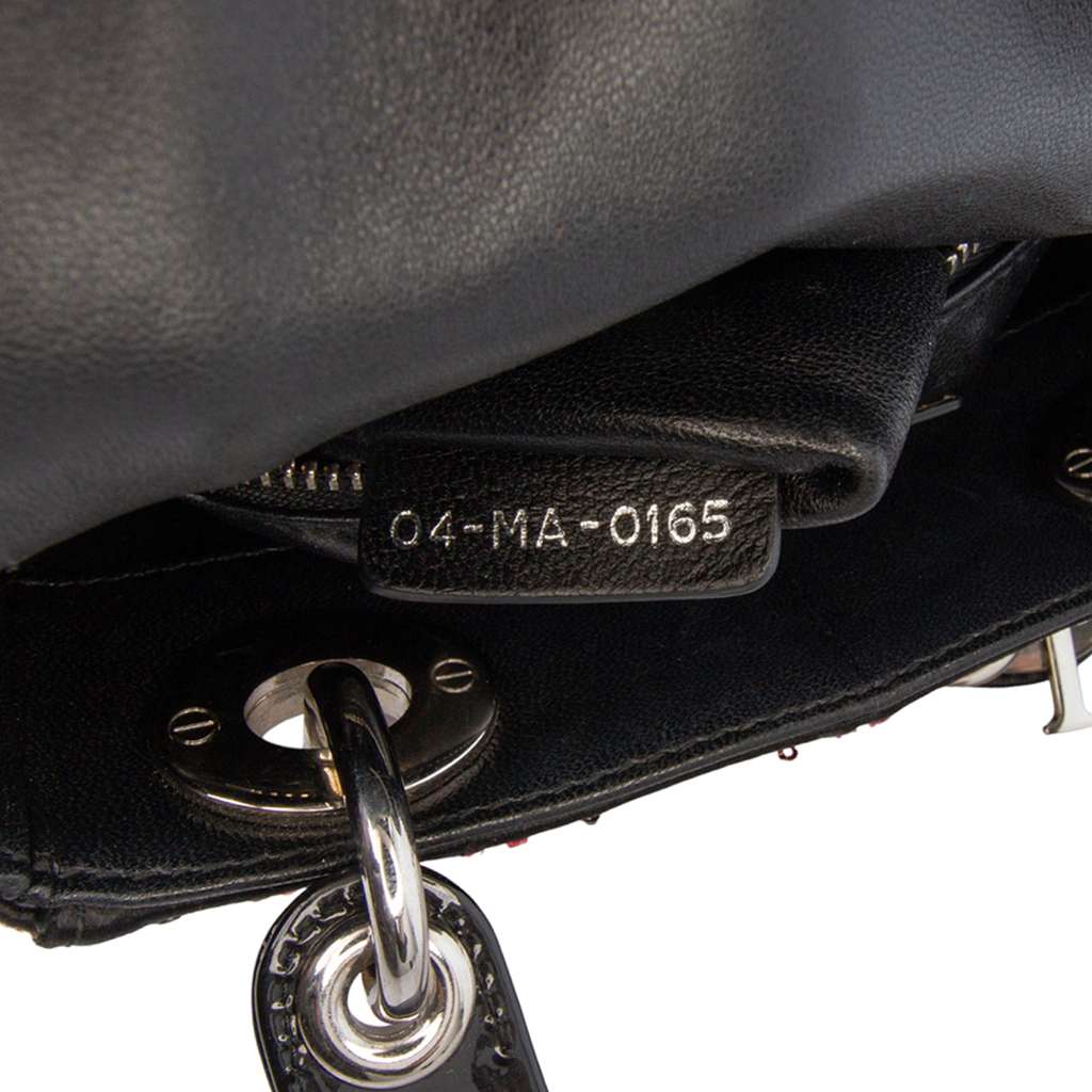 Dior Mini Patent Sequined Lady Dior - Detail 1