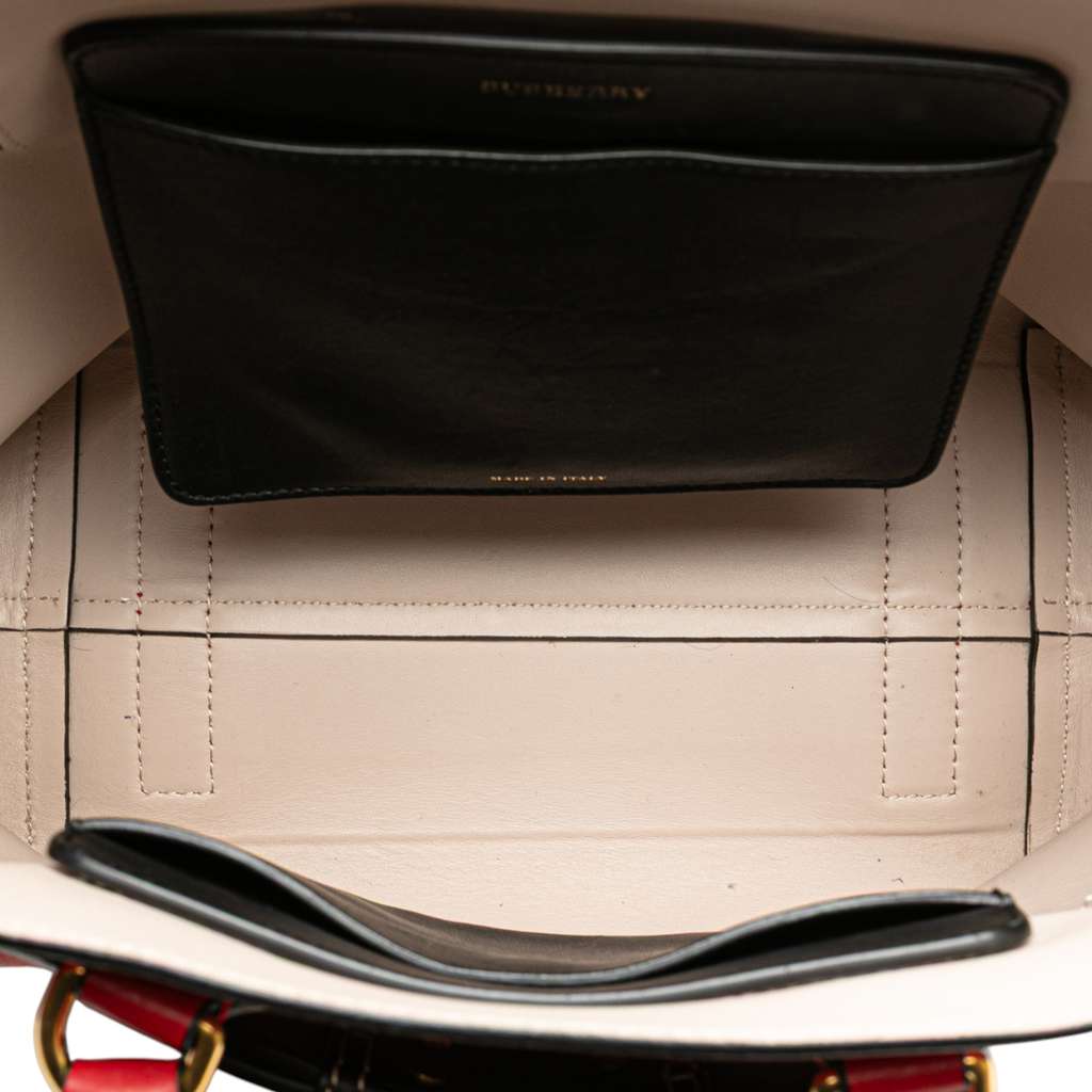 Burberry Small Grained Calfskin Belt Satchel - 4