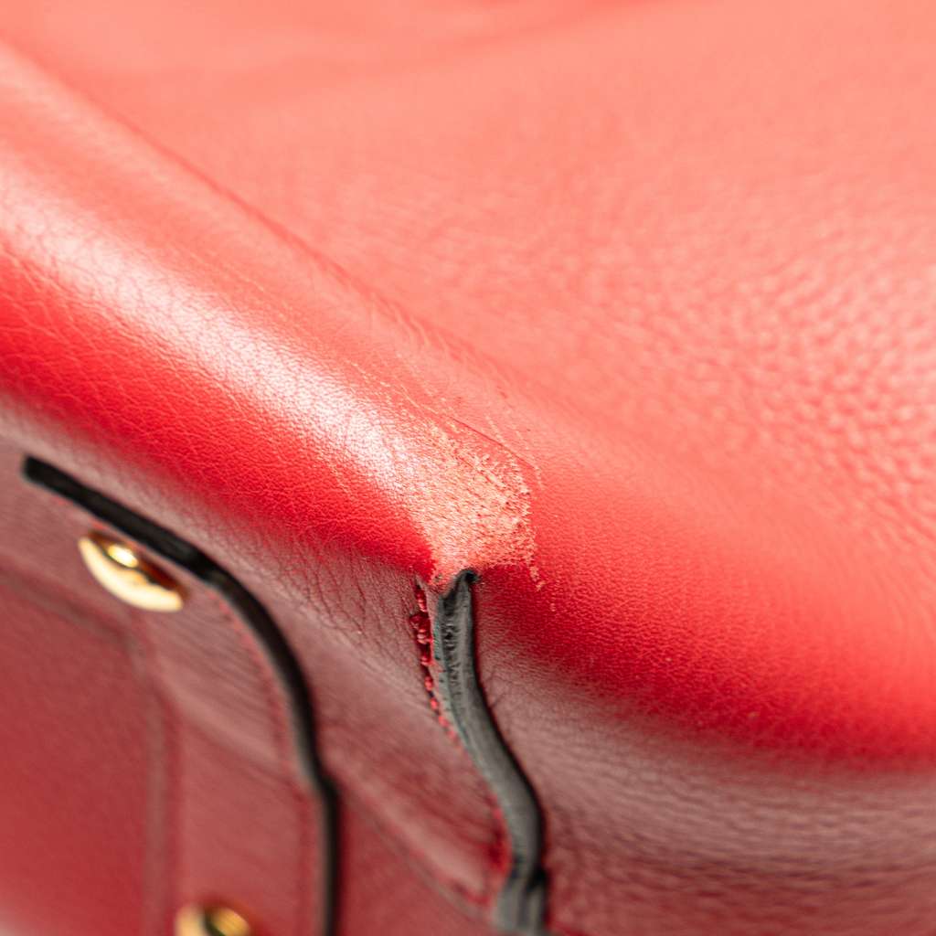 Burberry Small Grained Calfskin Belt Satchel - Detail 2