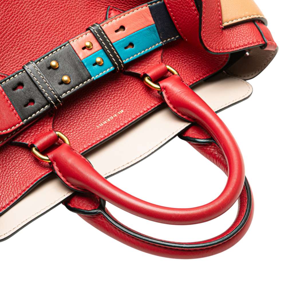 Burberry Small Grained Calfskin Belt Satchel - Image 12