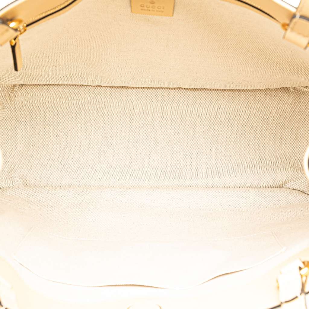 Gucci Medium Leather Horsebit 1955 Tote - 4