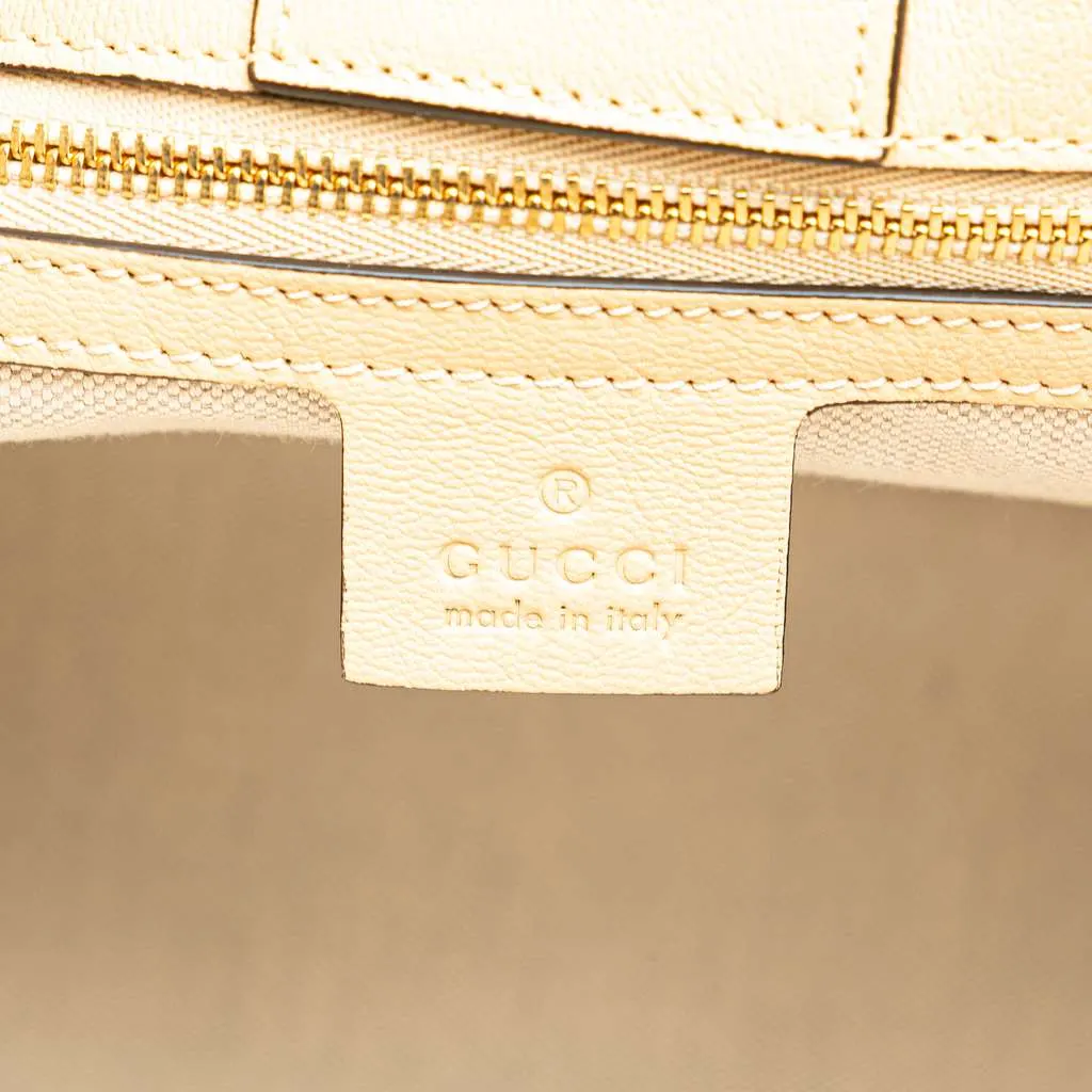 Gucci Medium Leather Horsebit 1955 Tote Brown Leather Good - Box View