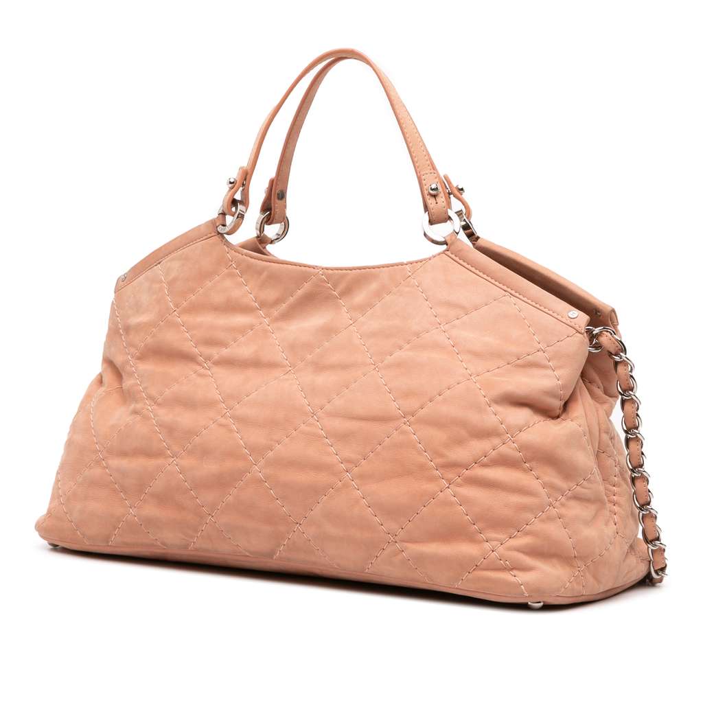 Chanel Small Iridescent Calfskin Sea Hit Tote - Back view