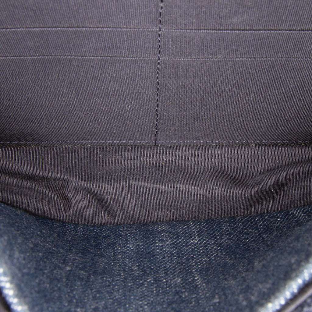 Chanel Denim and Velvet Wallet On Chain - 4