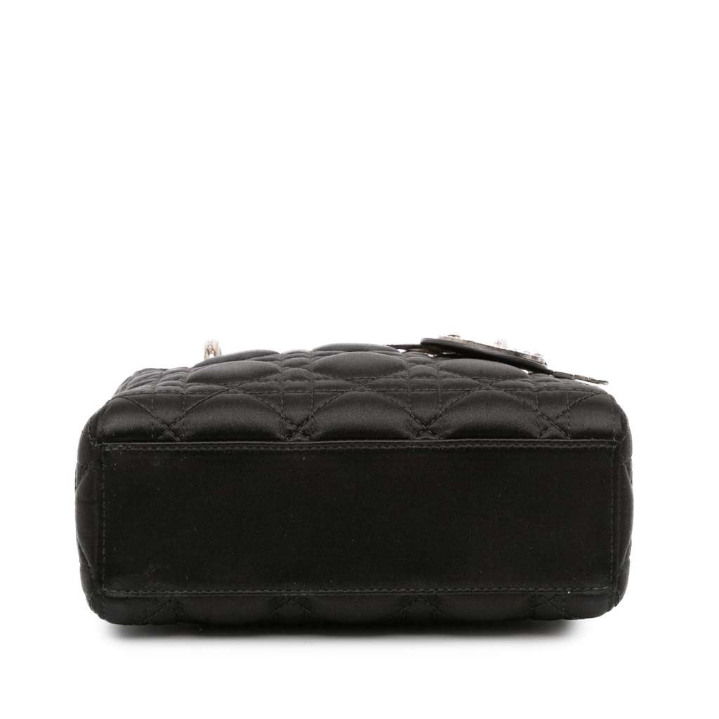 Dior Mini Satin Cannage Swarovski Crystal Lady Dior - 3