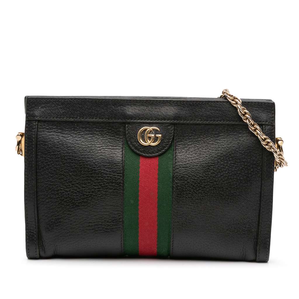 Gucci Small Calfskin Ophidia Chain Crossbody
