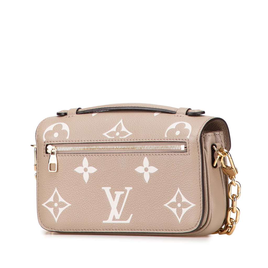 Louis Vuitton Monogram Empreinte Pochette Metis East West - Back view