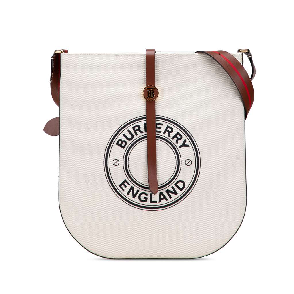 Burberry Printed Canvas Logo Anne Crossbody