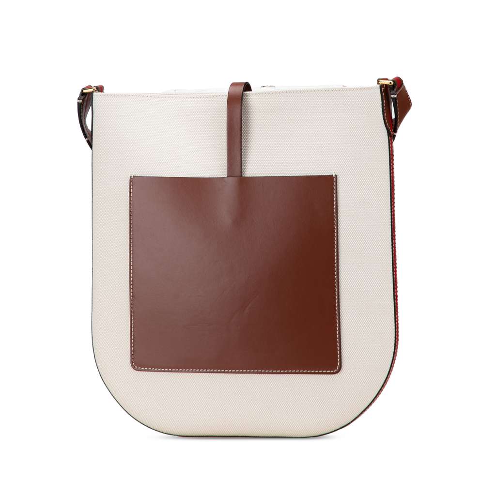 Burberry Printed Canvas Logo Anne Crossbody - Back view