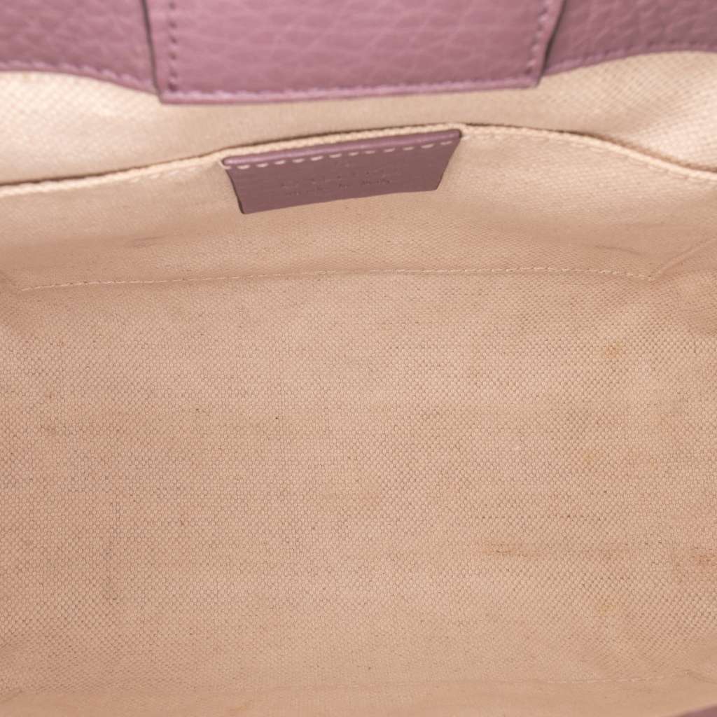 Gucci Mini Calfskin Bamboo Shopper Satchel - 4