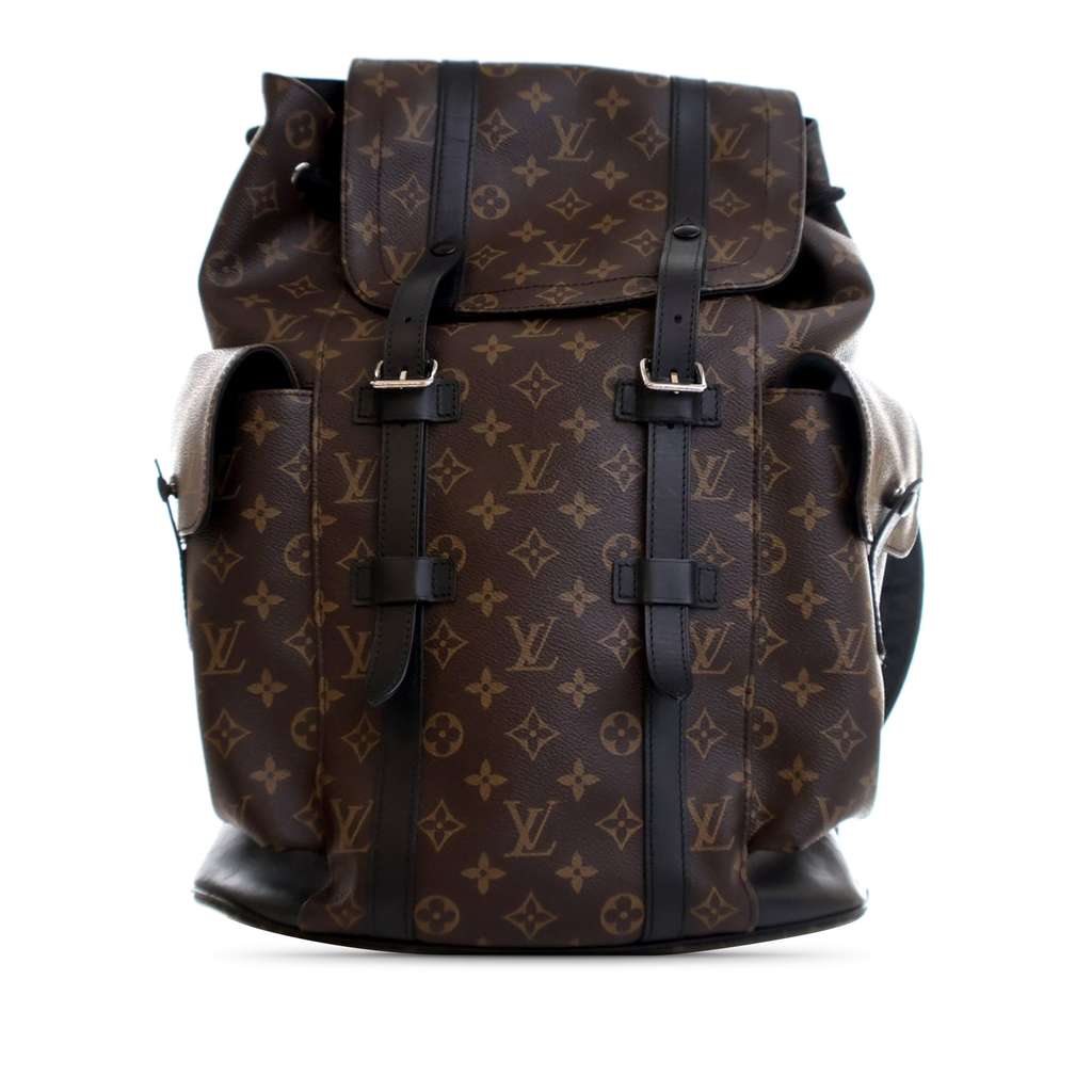 Louis Vuitton Monogram Macassar Christopher Backpack MM