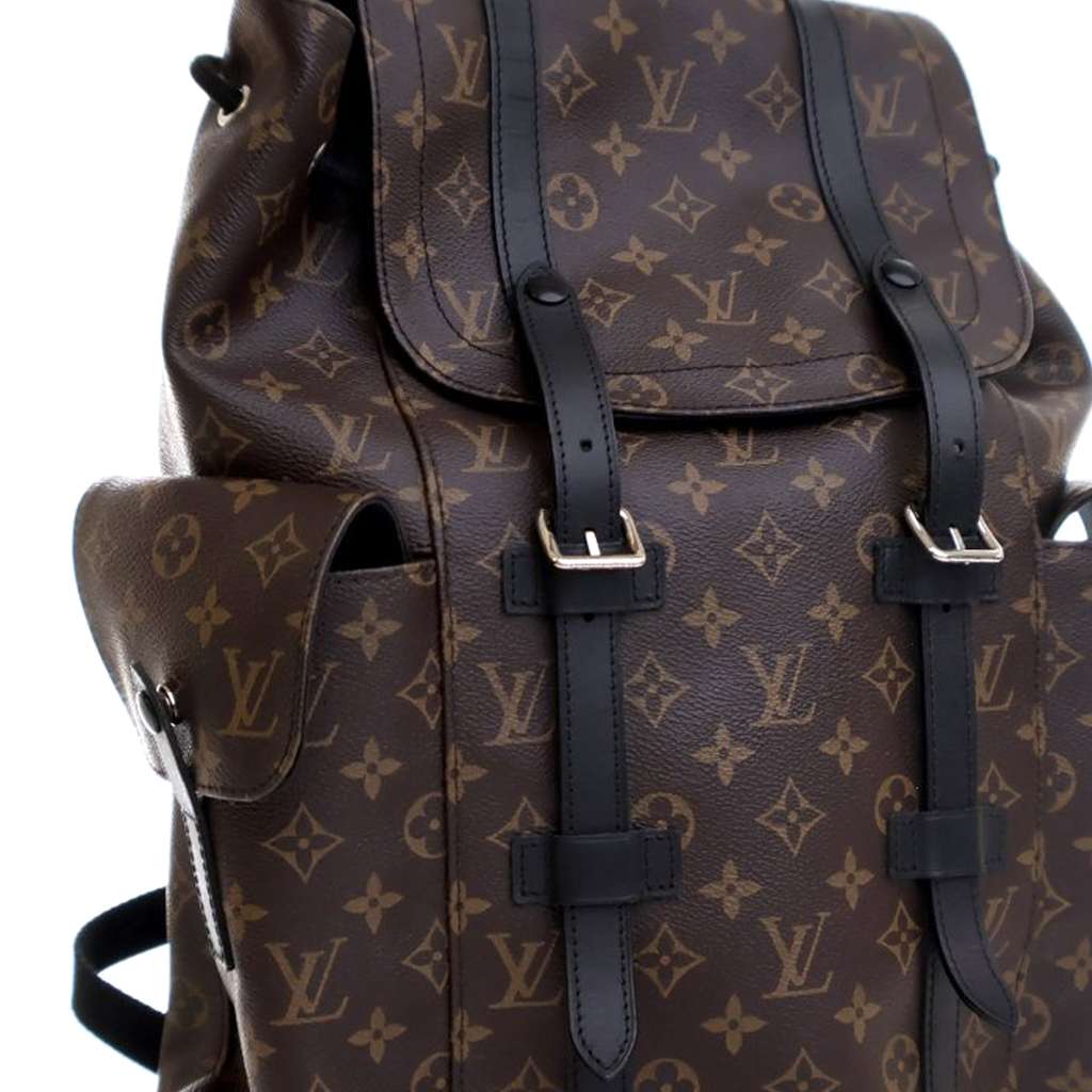 Louis Vuitton Monogram Macassar Christopher Backpack MM - 5