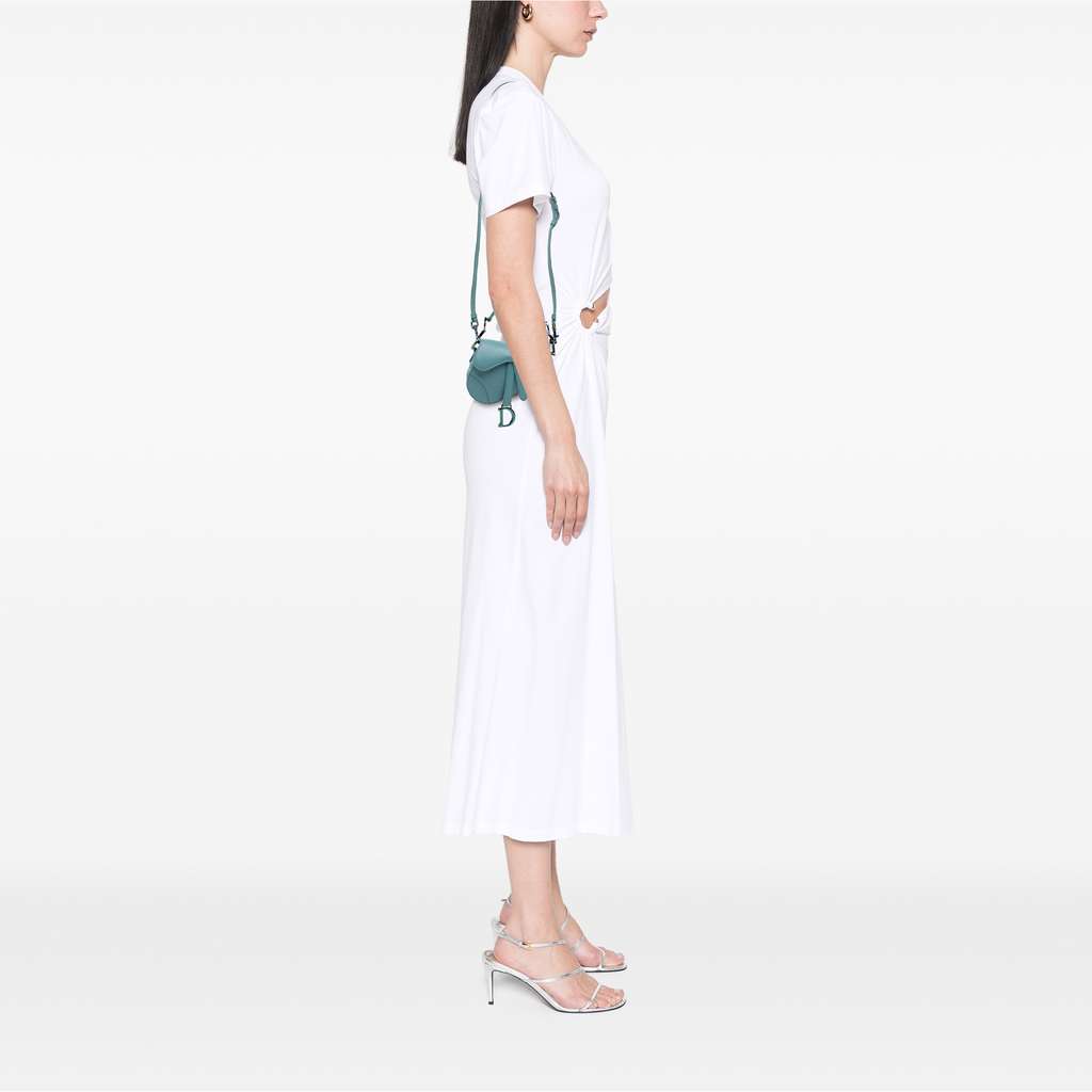 Dior Micro Goatskin Saddle Bag - Image 13