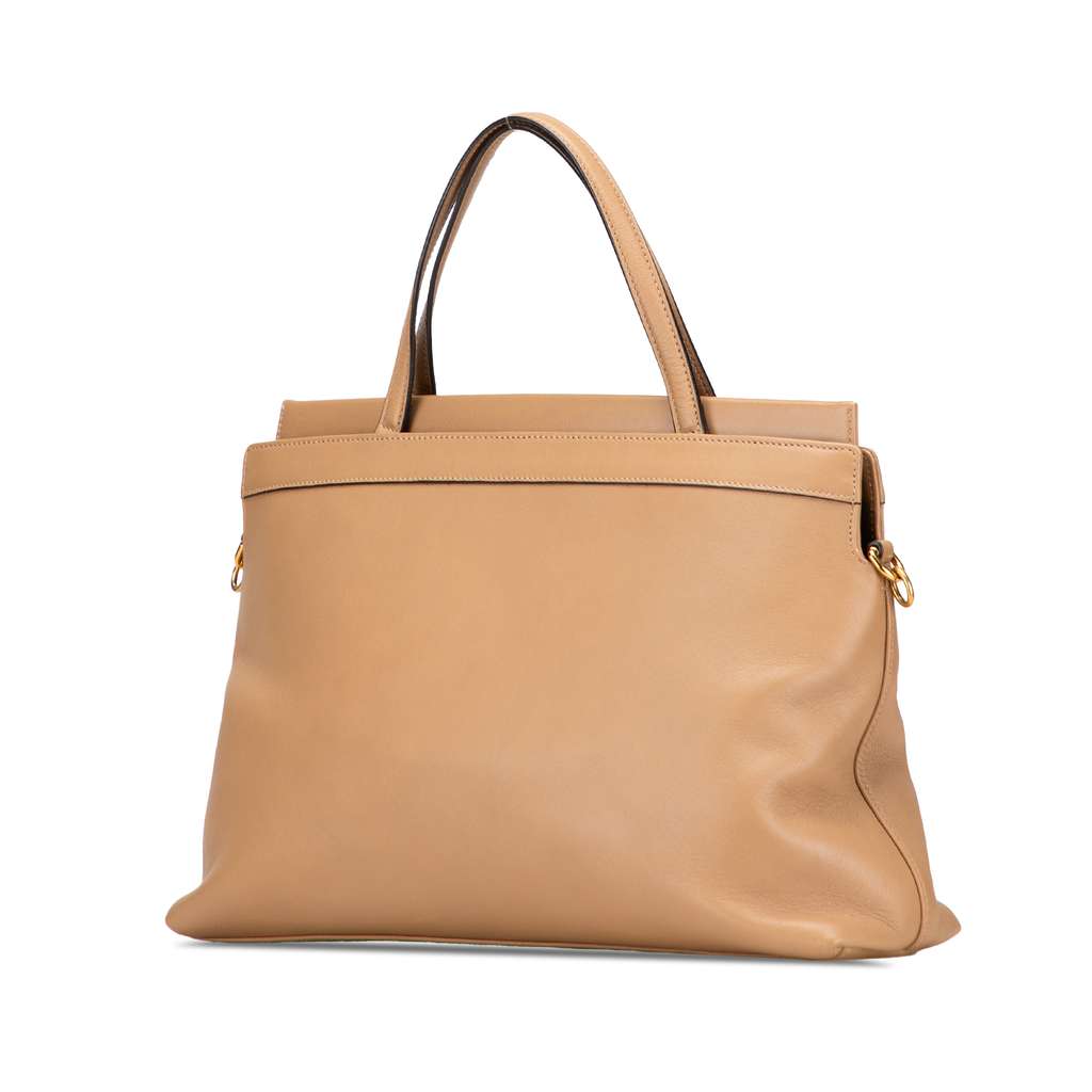 Gucci Small Leather Linea Matisse Satchel - Back view