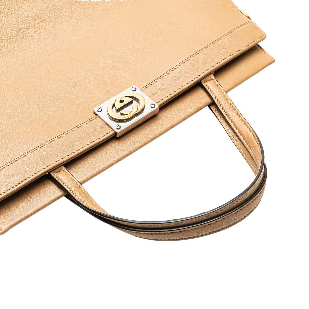 Gucci Small Leather Linea Matisse Satchel - Image 11