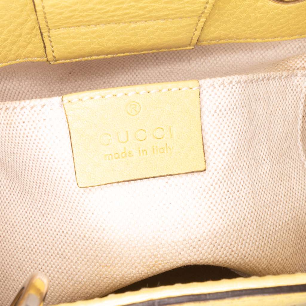 Gucci Mini Calfskin Bamboo Shopper Satchel - Side view