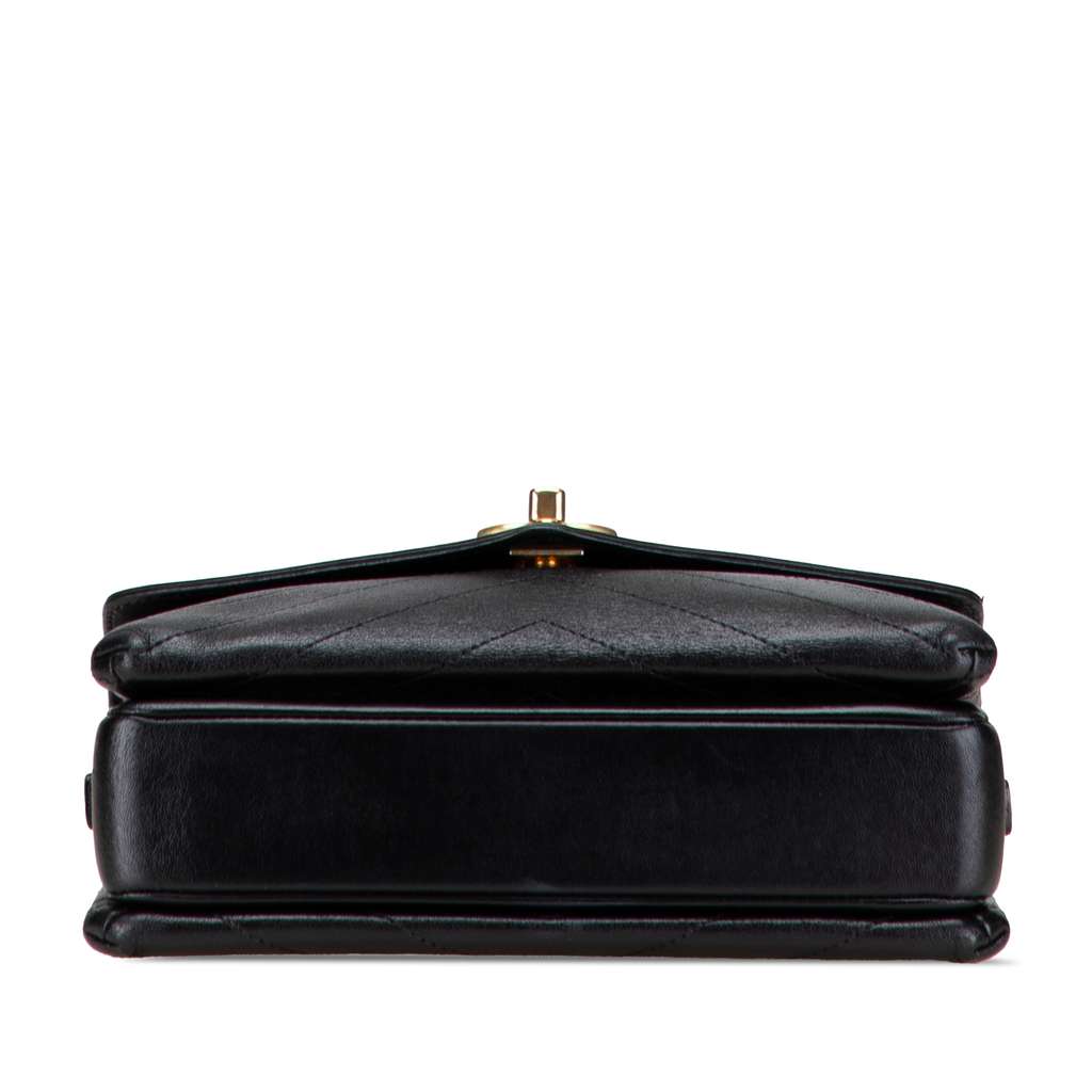 Chanel Small Chevron Lambskin Stitched Envelope Flap - Image 6