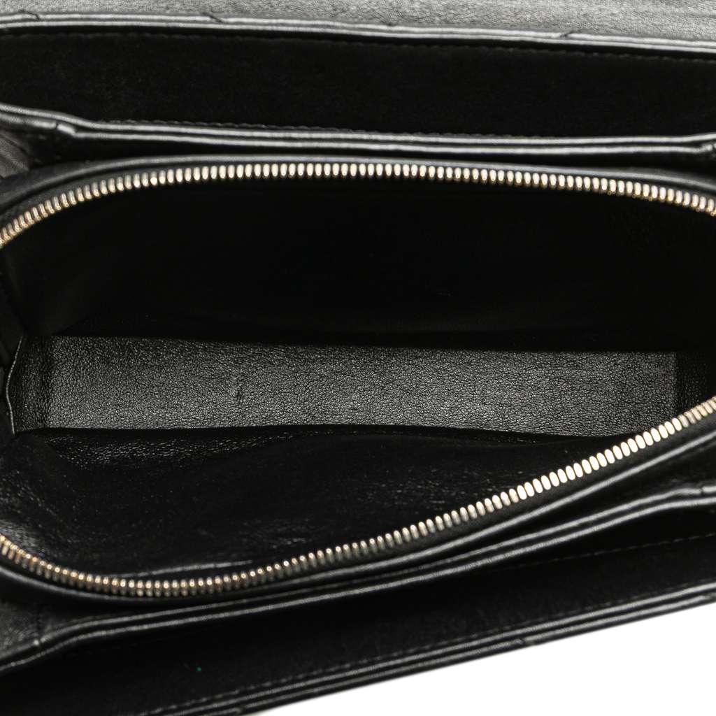 Chanel Small Chevron Lambskin Stitched Envelope Flap - 4