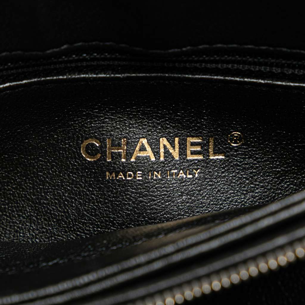 Chanel Small Chevron Lambskin Stitched Envelope Flap - Side view